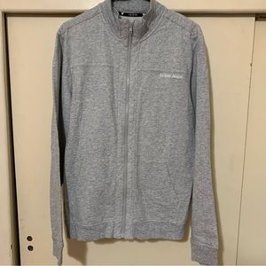 Guess zip up sweater size large mens nwt